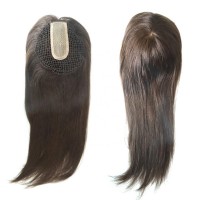 TP27 16" Hair Topper Human Hair Integration Hair Pieces for Women