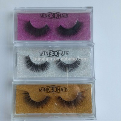 Factory direct supply high quality own brand real fur custom lashes packaging mink lashes