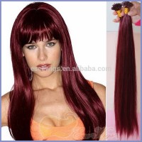 2015 New Fashion Burgundy Color I Tip Stick Hair Extension Vietnamese Hair I tip Hair