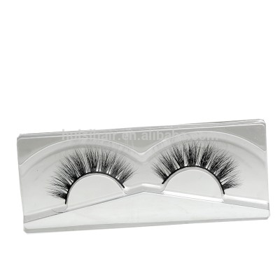 Direct factory supply cosmetic makeup invisible band 3d real mink strip eyelash