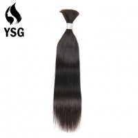 One girl natural black unprocessed no chemical 50 inch virgin hair bulk buying