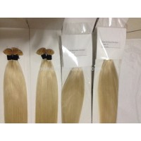 2017 Waimaotong Qingdao manufacturer 18-24inch 100% remy keratin top selling virgin flat tip hair in Germany